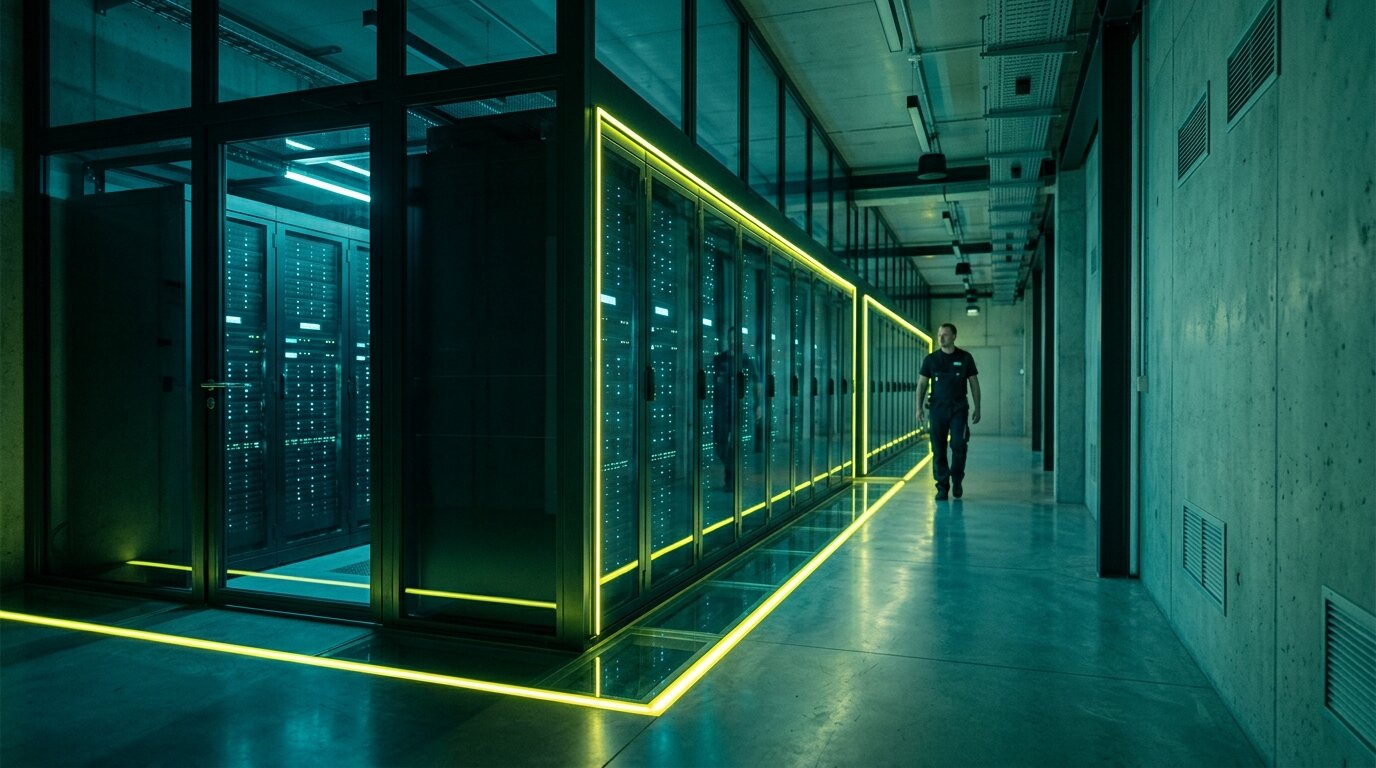 Symbolbild digitale Souveränität - europäisch gehostete Security-Infrastruktur